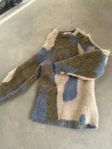 LEINWAND 카모 니트