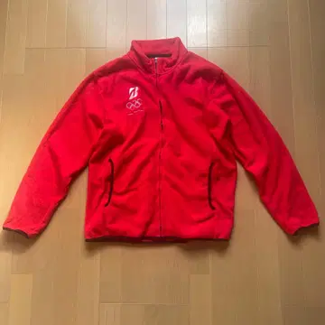 LIFEMAX 빨간색 플리스 자켓 XL