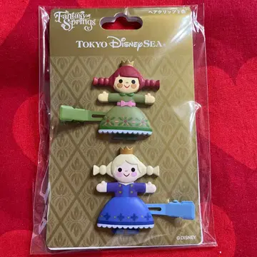 안나와 엘사 헤어 클립 안나와 엘사 디즈니씨