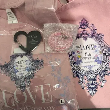 이코러브 8주년 투어 프레티켓 굿즈 4점