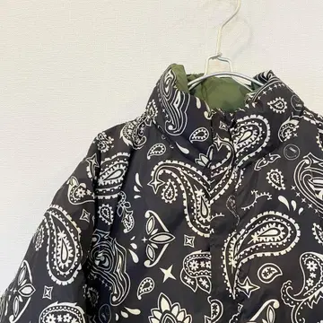 EXAMPLE PAISLEY REVERSIBLE DOWN JACKET
