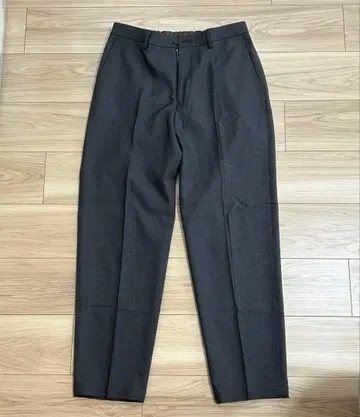 새상품급 GLR 멜란지 트윌 와이드 유틸리티 팬츠 다크 그레이 L