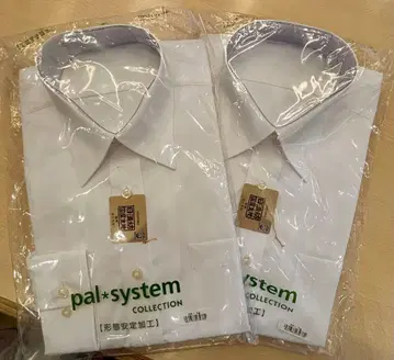 pal system 화이트 와이셔츠 39-78 사이즈 2장 세트