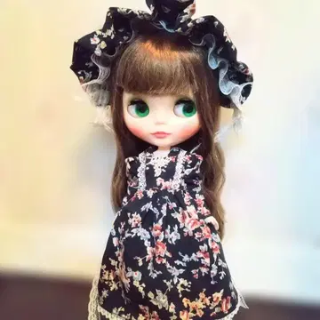 네오 브라이스 사이즈-보닛 네이비 플라워