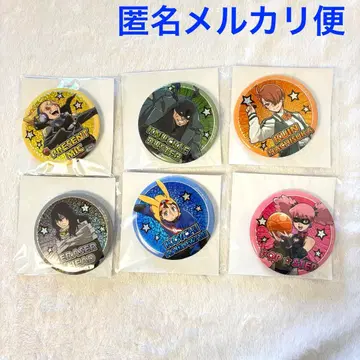 비질란테 나의 히어로 아카데미아 트레이딩 매트 캔뱃지 6종 세트