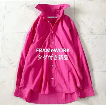 새상품! 프레임워크 코튼 레귤러 카라 셔츠 바지 인기 완판템