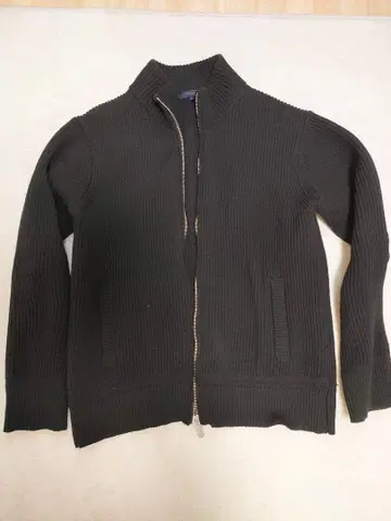 TAKA-Q 블랙 리브 니트 L 사이즈