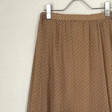 any SiS 롱 스커트 플레어 티어드 안감 부착 허리밴딩