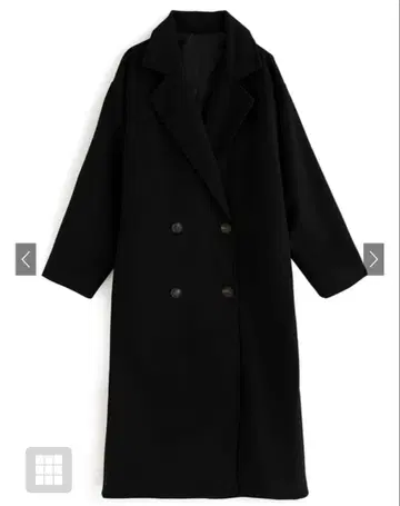 GRL/그레일/더블 버튼 체스터 코트/새상품급/미사용에 가까운