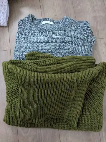 여성 중고 의류 묶음 판매 니트 코듀로이 팬츠