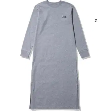 더 노스페이스 롱슬리브 플라워 로고 원피스 NTW32342