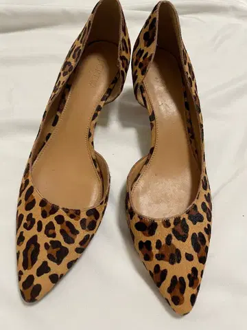 J crew 26.5cm 레오파드 무늬 펌프스
