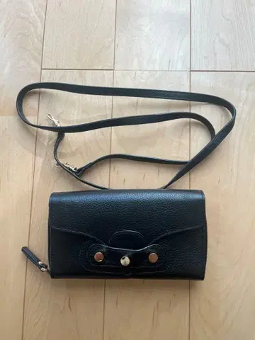 지갑 여성용 블랙 Hashibami nano UNIVERSE 숄더