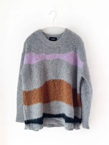 soduk drawing knit top / grey