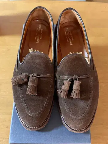 알든 유나이티드 애로우즈 별주 브라운 스웨이드 태슬 로퍼