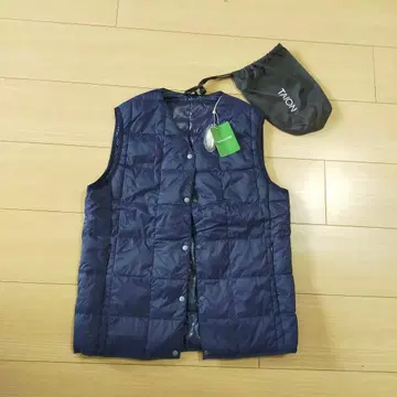 TAION 다운 베스트 S 사이즈 네이비