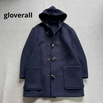 새상품급 글로버올 비 카멜 울 네이비 와이드 남성용 L~