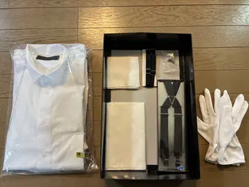 신랑 화이트 턱시도 셔츠 M 사이즈