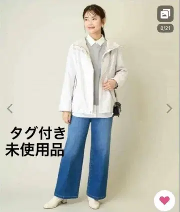 a.v.v / 아베베 [발수] 라이너 부착 후디드 블루종