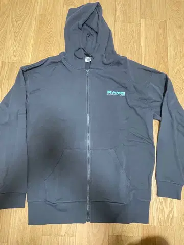 RAYS 후드 부착 후드티 그레이