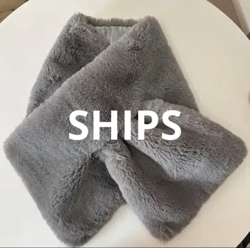 SHIPS 인조 모피 티펫