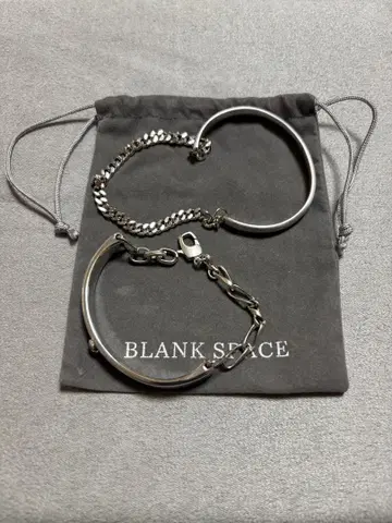 BLANK SPACE 실버 팔찌 세트 타카하시 후미야
