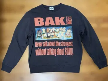 BEAMS x 바키 맨투맨 블랙