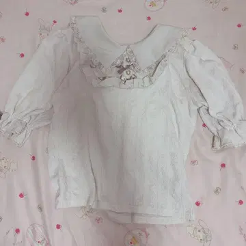 NOEMIE 더블 리본 케이블 자카드 티셔츠