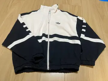 adidas 집업 자켓 L 블랙/베이지