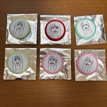 사카미치 시리즈 캔뱃지 6개 세트