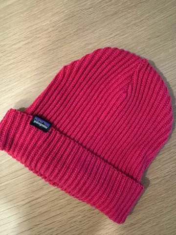 patagonia 핑크 니트 모자 프리 사이즈 [ 공식 매장 구매품 ]