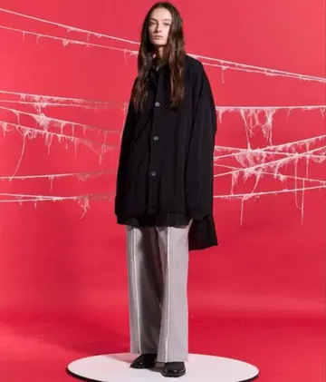 프라임 오버 롱 슬리브 니트 셔츠