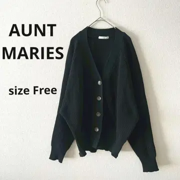 앤트마리스 긴팔 가디건 프리 사이즈 블랙 루즈핏 드로숄