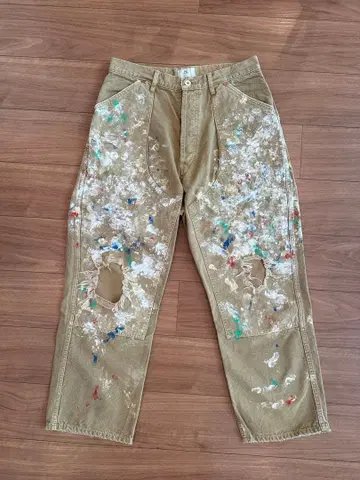 HERILL Splash Painterpants Duck beige/2