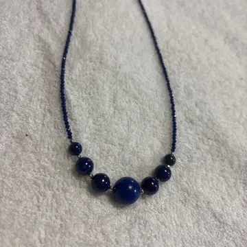 라피스 라줄리 목걸이 파랑