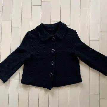 마리사 크리스티나 블랙 니트 아우터 M