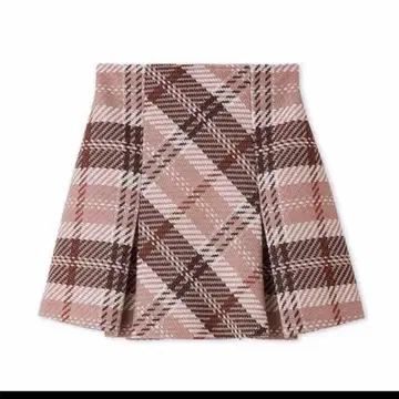 SNIDEL 스나이델 로빙 체크 스커트 PNK 0