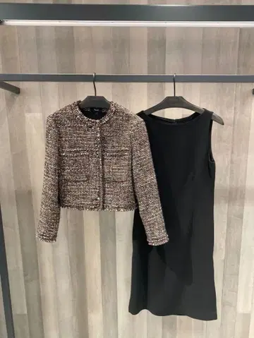 띠어리 트위드 자켓 멀티 컬러 숏 자켓 2