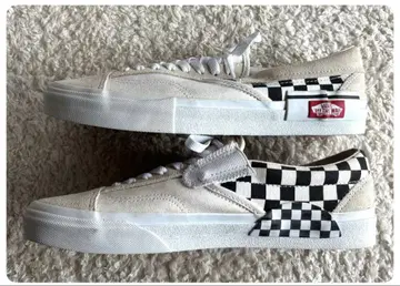 Vans SlipOn CAP WhiteBlack Checkerboard