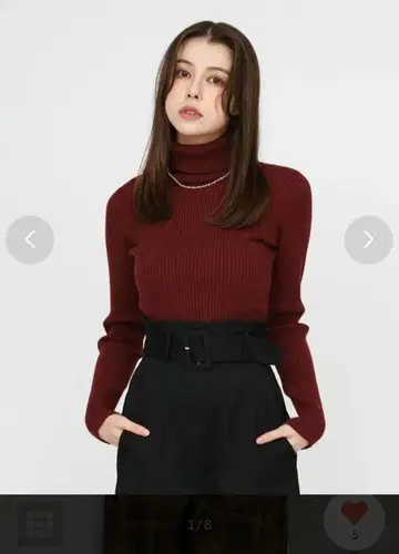 ROYAL PARTY 보르도 니트 스웨터