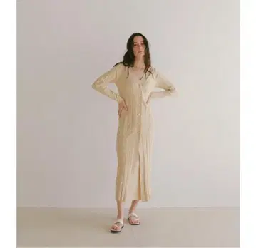 RIELLE riche 가디건 니트 세트 원피스