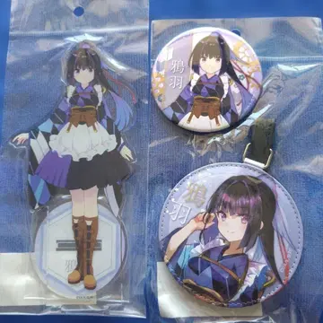 프리마돌 카라스바, 아크릴 스탠드 1개 캔 배지 1개 러기지 택 1개