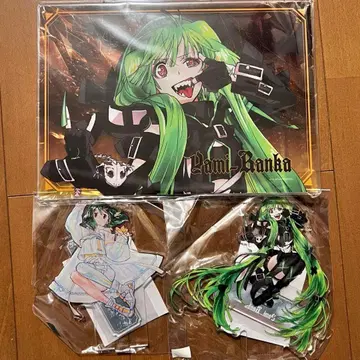 우라 마크로스 가라폰 A상 아크릴 보드 야미 랑카 아크릴 스탠드 세트