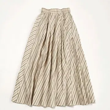 [ 새상품급 ] 아페르투라 로투스 별주 스트라이프 맥시 스커트