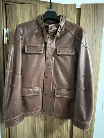브라운 가죽 자켓 M 사이즈