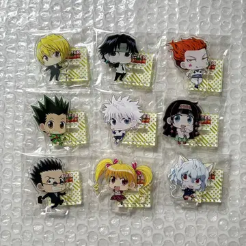 HUNTER x HUNTER 치비 캐릭터 아크릴 스탠드 가챠 9종 세트