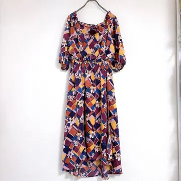 [ Lily Brown ] 릴리 브라운 (F) 롱 원피스 꽃무늬 올 패턴