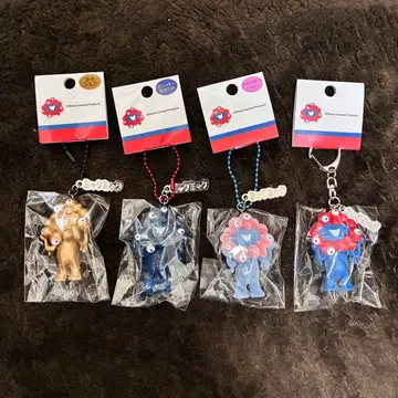 미야쿠미야쿠 PVC 키링 4개 세트 낱개 판매 가능