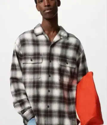 JW ANDERSON 브러쉬드 코튼 오버 사이즈 셔츠 M 사이즈