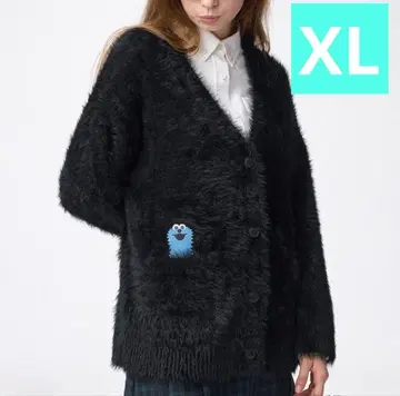 GU 오버 사이즈 가디건 퍼펫 스